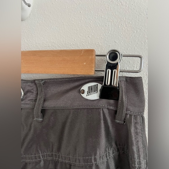 Vintage 90s Jean Paul Gaultier Junior Metallic Silver Disco Pants - Picture 4 of 10